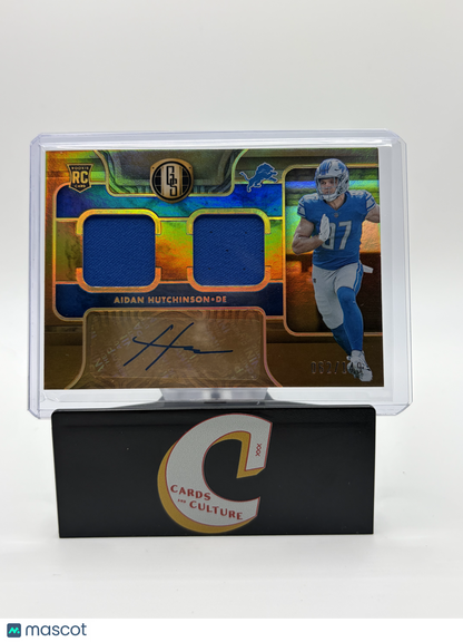 2022 Panini Gold Standard Aidan Hutchinson Dual Patch RPA /149