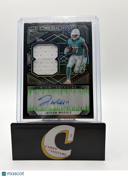 2021 Panini Obsidian Jaylen Waddle RPA /50