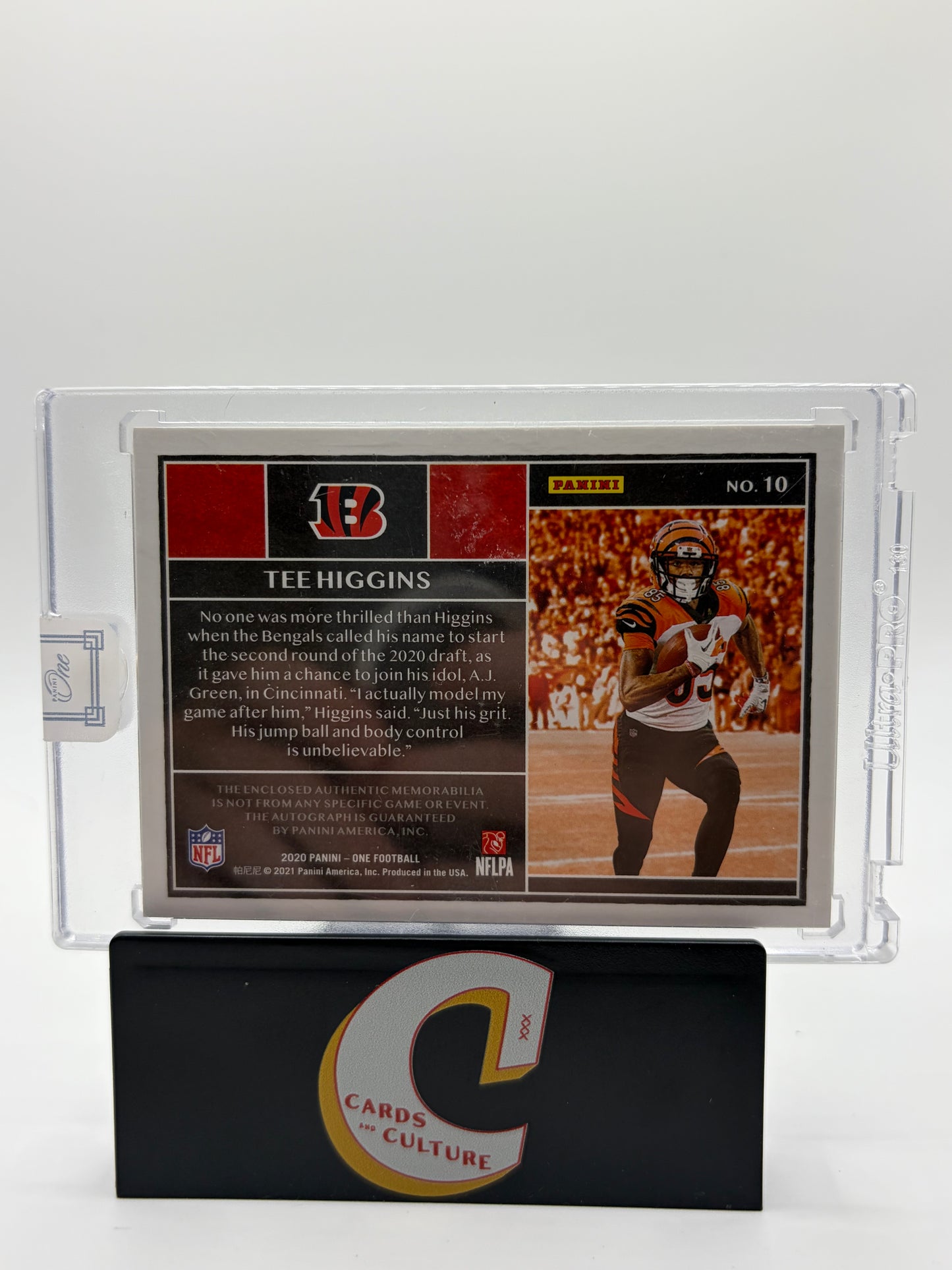 2021 Panini One Tee Higgins 62/99 Patch