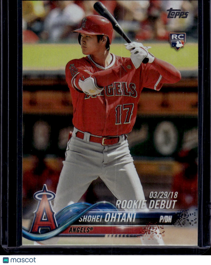 2018 Topps Update Series Shohei Ohtani RC