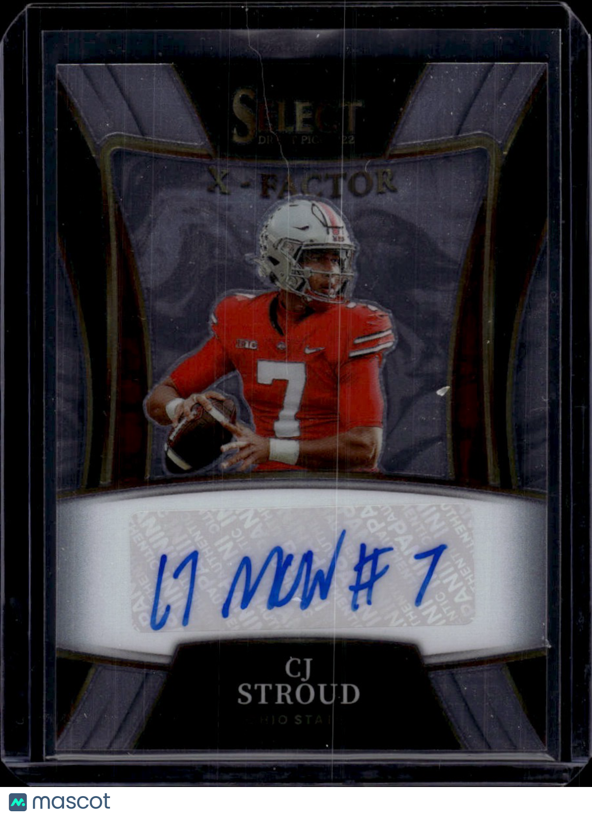 2022 Panini Select Draft Picks X-Factor C.J. Stroud Auto