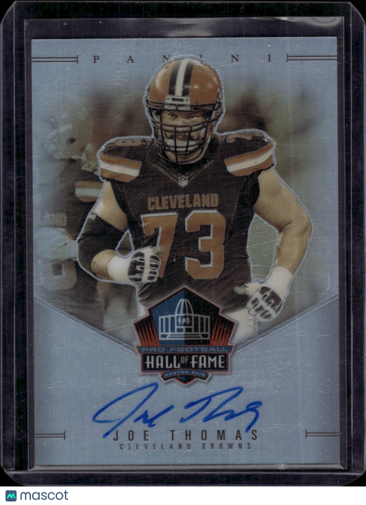 2023 Panini Prizm Pro Football Hall of Fame Joe Thomas On Card Auto /50
