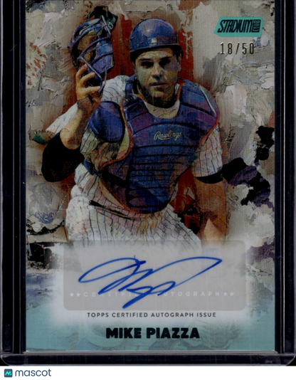 2025 Topps Stadium Club Mike Piazza Abstract Autograph 18/50