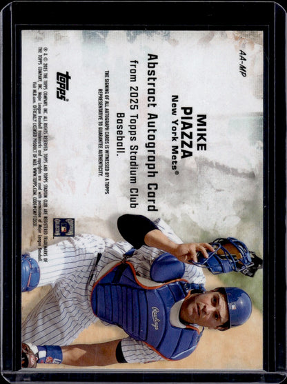 2025 Topps Stadium Club Mike Piazza Abstract Autograph 18/50