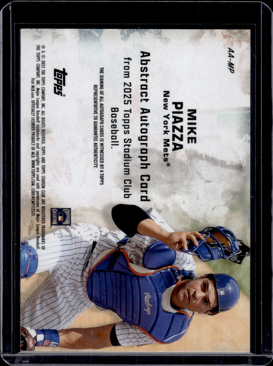 2025 Topps Stadium Club Mike Piazza Abstract Autograph 18/50