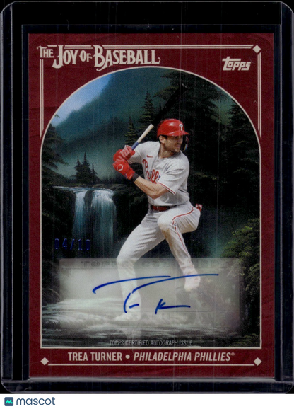 2023 Topps The Joy of Baseball Trea Turner Auto /10