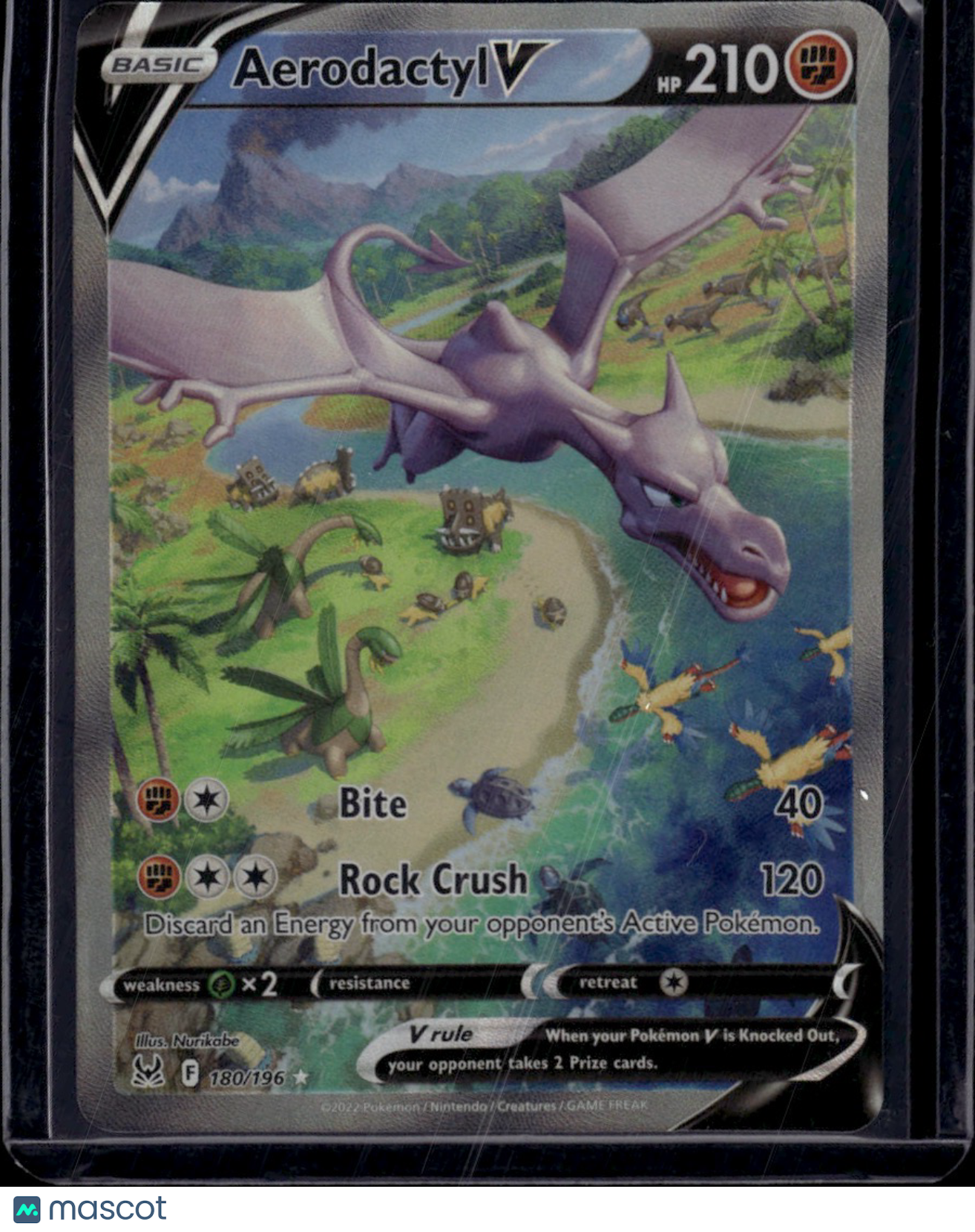 Pokemon 2022 Lost Origin Pokemon Aerodactyl V FA