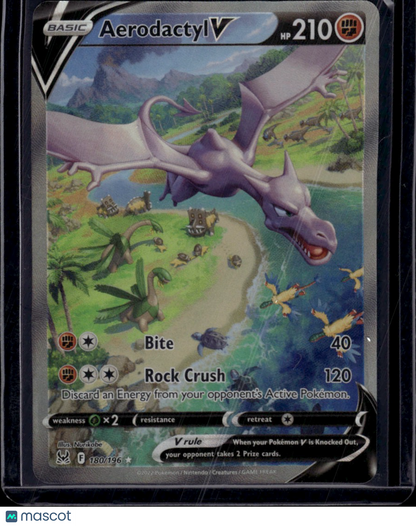 Pokemon 2022 Lost Origin Pokemon Aerodactyl V FA