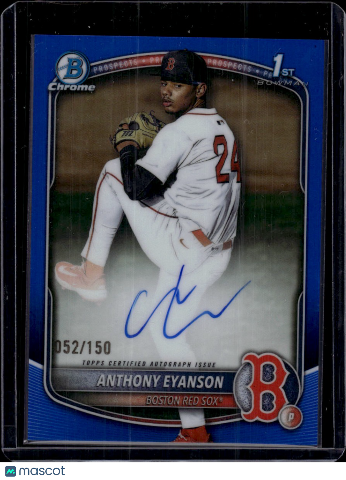 2025 Bowman Chrome Anthony Eyanson 1st Auto Blue Refractor/150