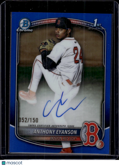 2025 Bowman Chrome Anthony Eyanson 1st Auto Blue Refractor/150