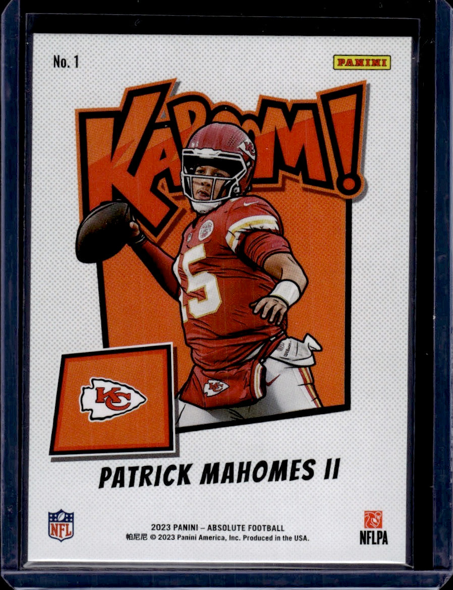 2023 Panini Absolute Kaboom! Patrick Mahomes II Horizontal