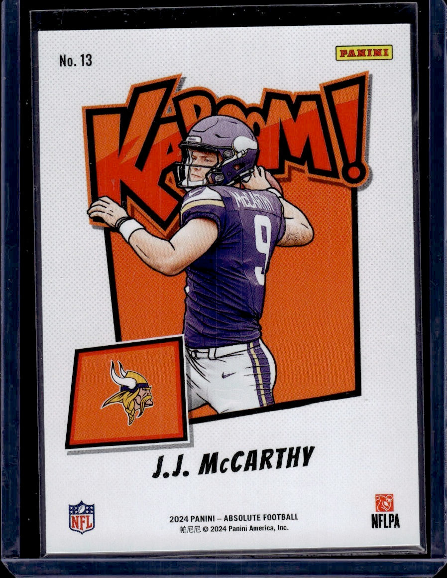 2024 Panini Absolute Kaboom! J.J. McCarthy RC