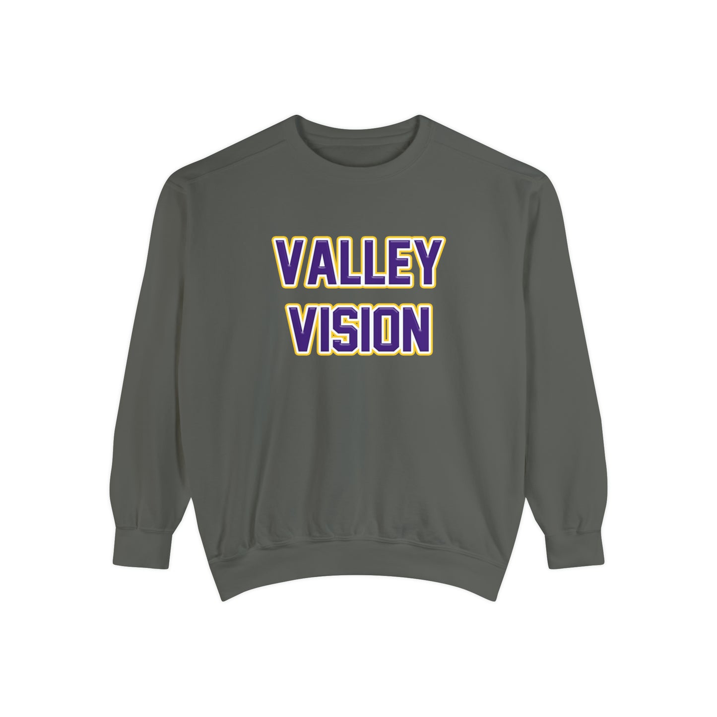 Valley Vision Unisex Garment-Dyed Sweatshirt