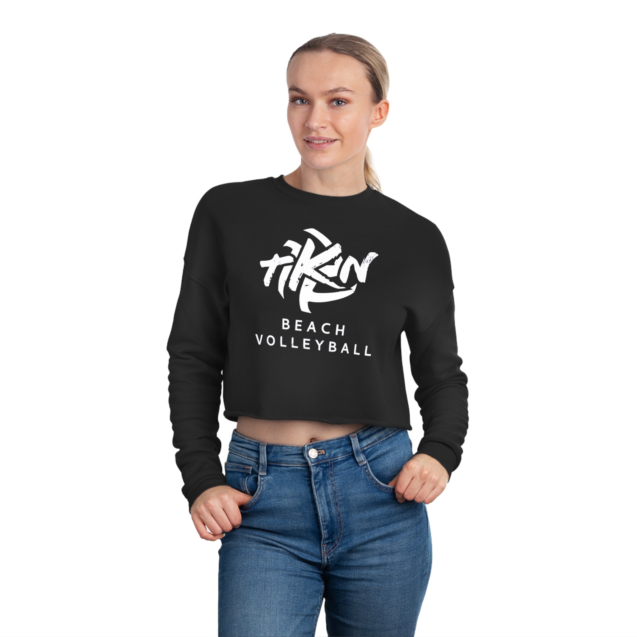 TKN Women's Bella + Canvas Cropped Sweatshirt