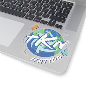 TKN Nation Kiss-Cut Stickers