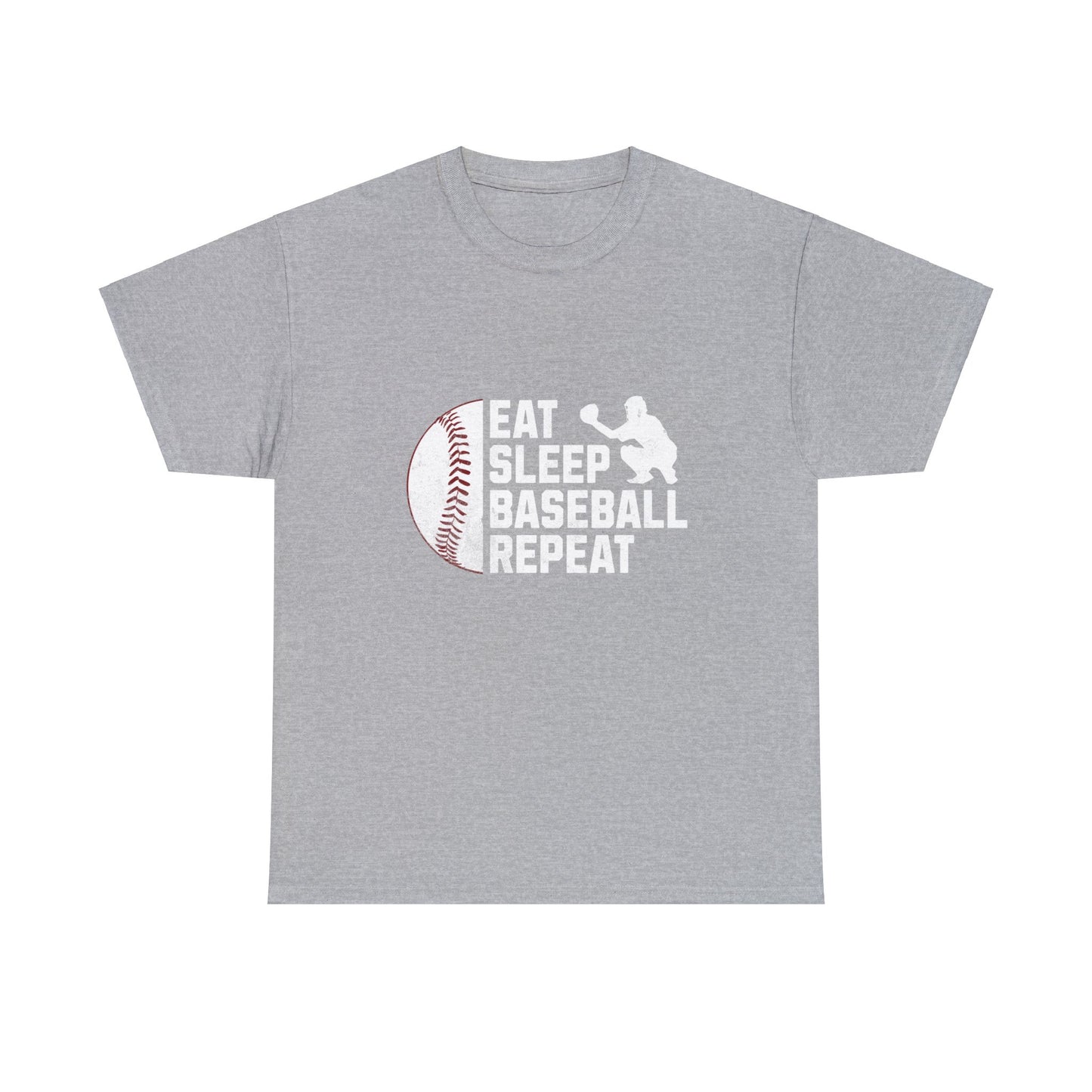 Unisex Eat Sleep Baseball Tee