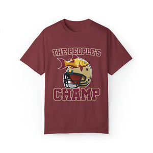10 Second Runoff x Garnet The Goldfish People's Champ Unisex Garment-Dyed T-shirt