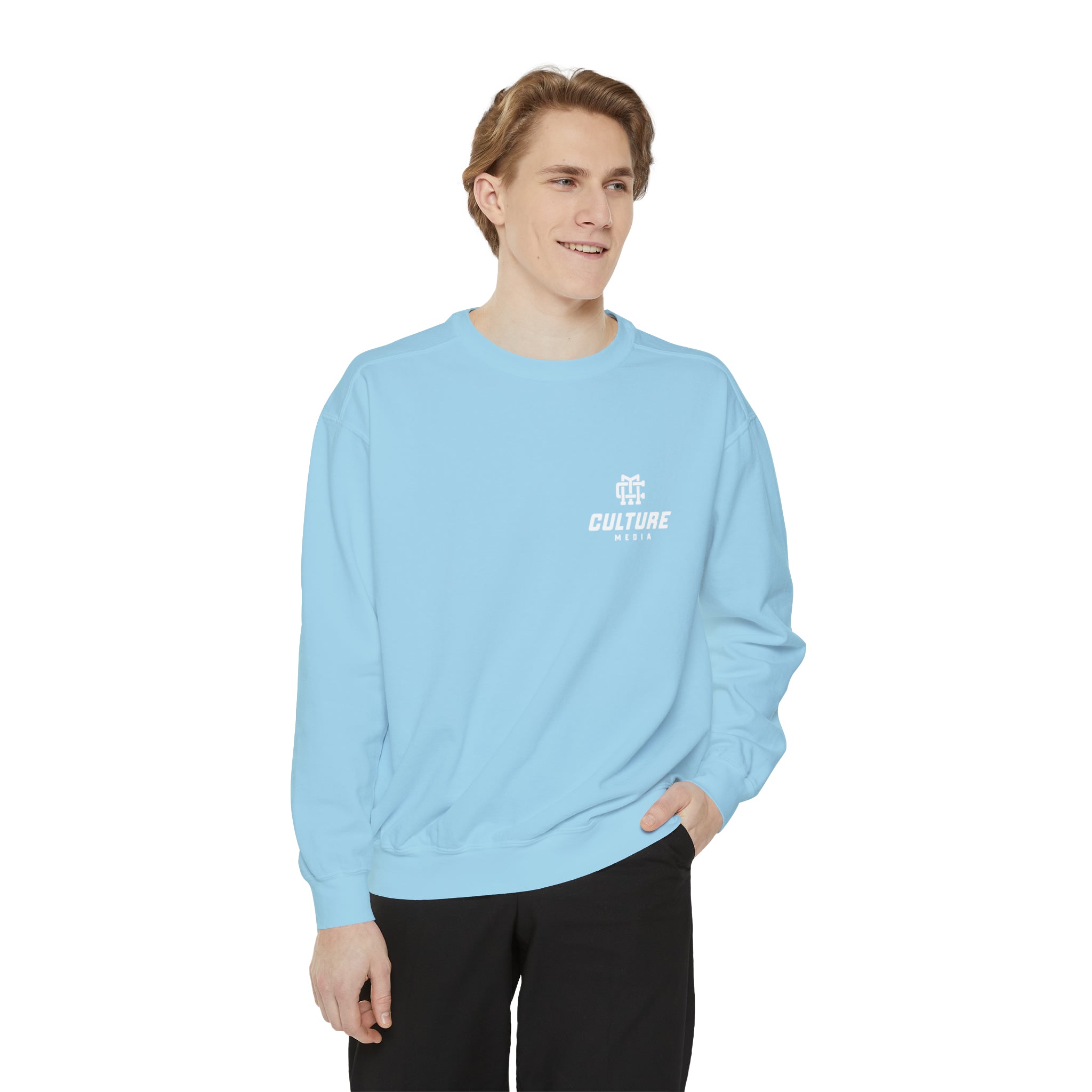 Culture Media Unisex Garment-Dyed Sweatshirt
