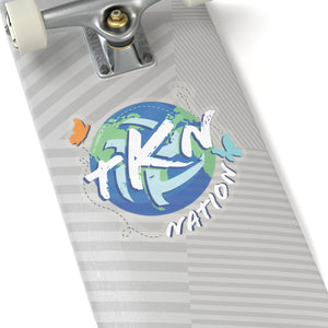 TKN Nation Kiss-Cut Stickers