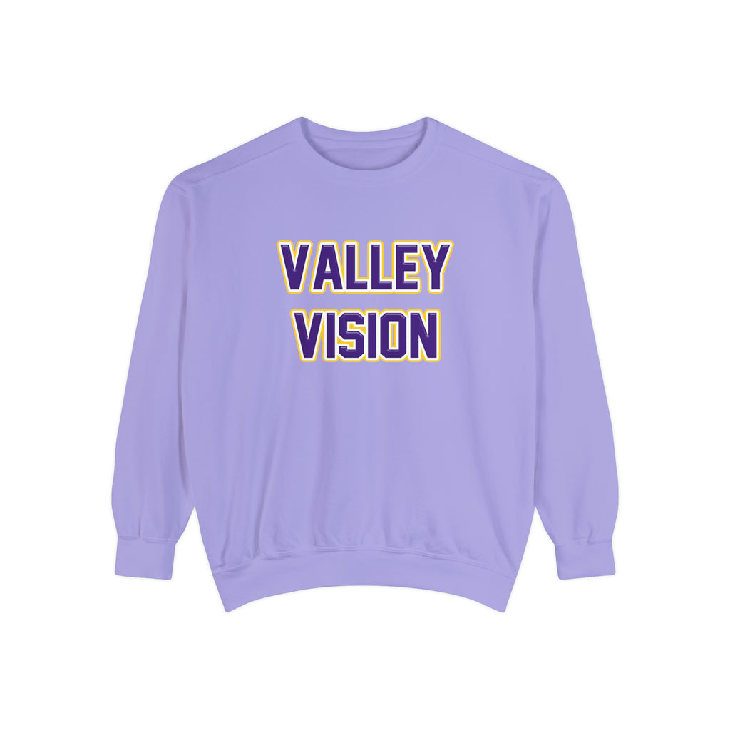 Valley Vision Unisex Garment-Dyed Sweatshirt