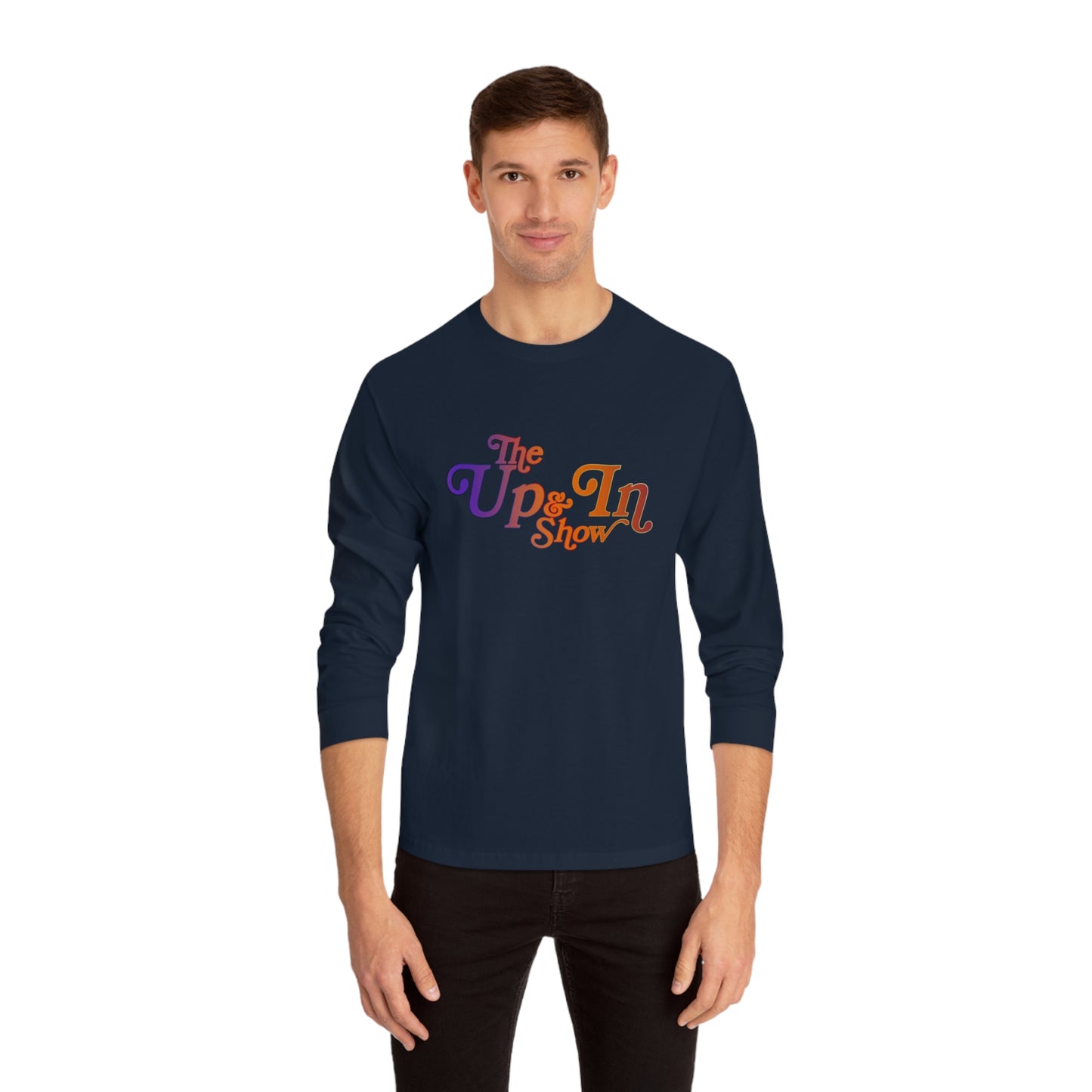 Up and In Retro Unisex Classic Long Sleeve T-Shirt