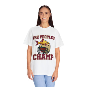 10 Second Runoff x Garnet The Goldfish People's Champ Unisex Garment-Dyed T-shirt