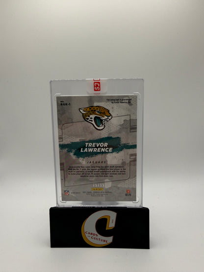 2021 Panini Donruss Optic Gridiron Kings Trevor Lawrence /99 Rookie Auto