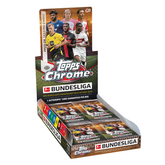 2023-24 Topps Chrome Bundesliga Soccer Sealed Hobby Box