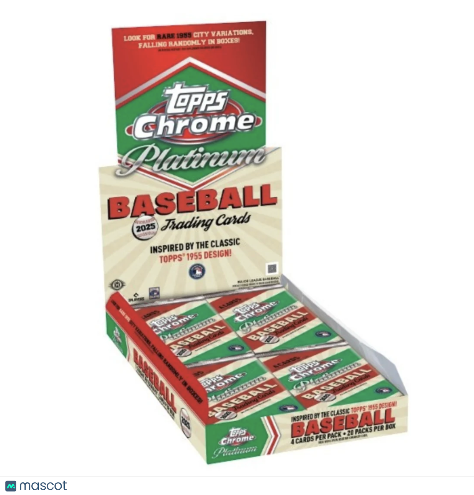 2025 Topps Chrome Platinum Baseball Hobby box
