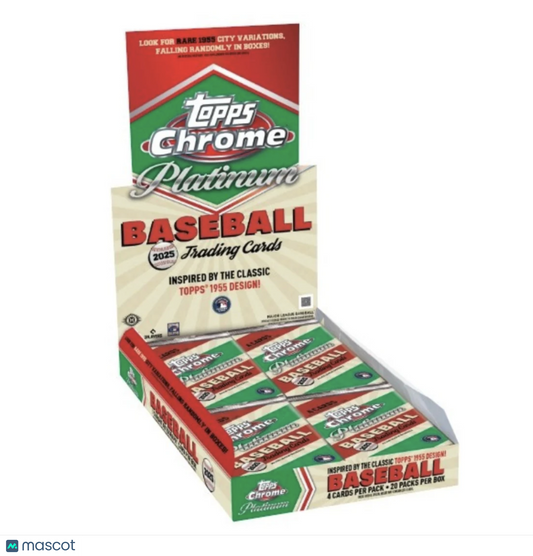 2025 Topps Chrome Platinum Baseball Hobby box
