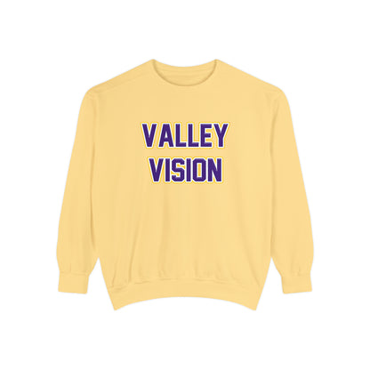 Valley Vision Unisex Garment-Dyed Sweatshirt