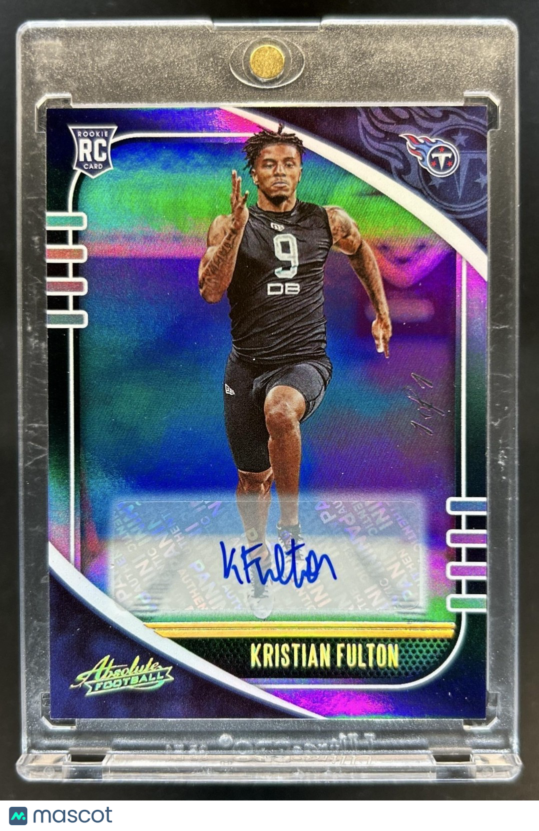 2020 Absolute Kristian Fulton Signature Rookies RC Spectrum Black Auto #1/1