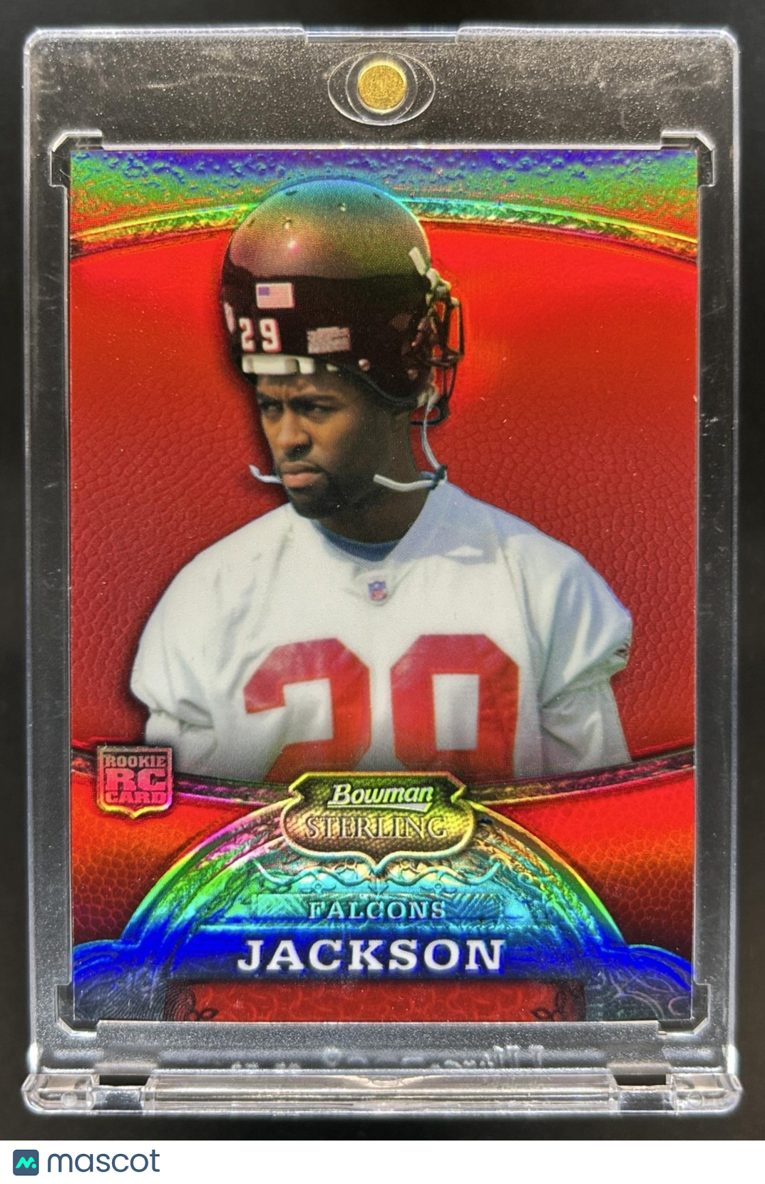 2008 Bowman Sterling Chevis Jackson RC Red Refractor Rookie #1/1 Falcons