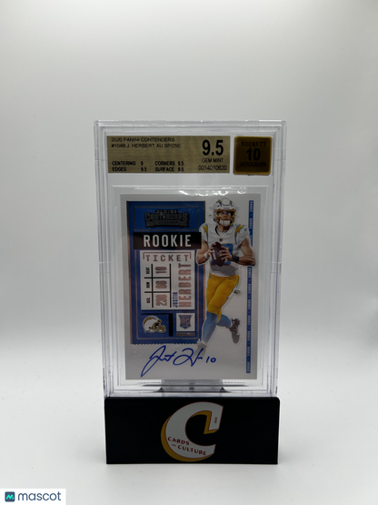 2020 Panini Contenders Justin Herbert SP RC /250 BGS 9.5 Auto 10