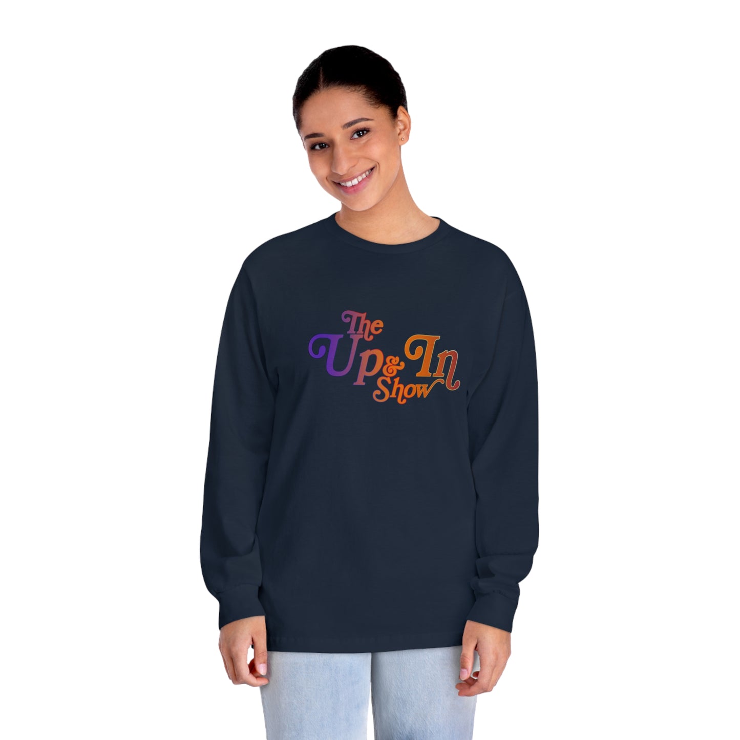 Up and In Retro Unisex Classic Long Sleeve T-Shirt