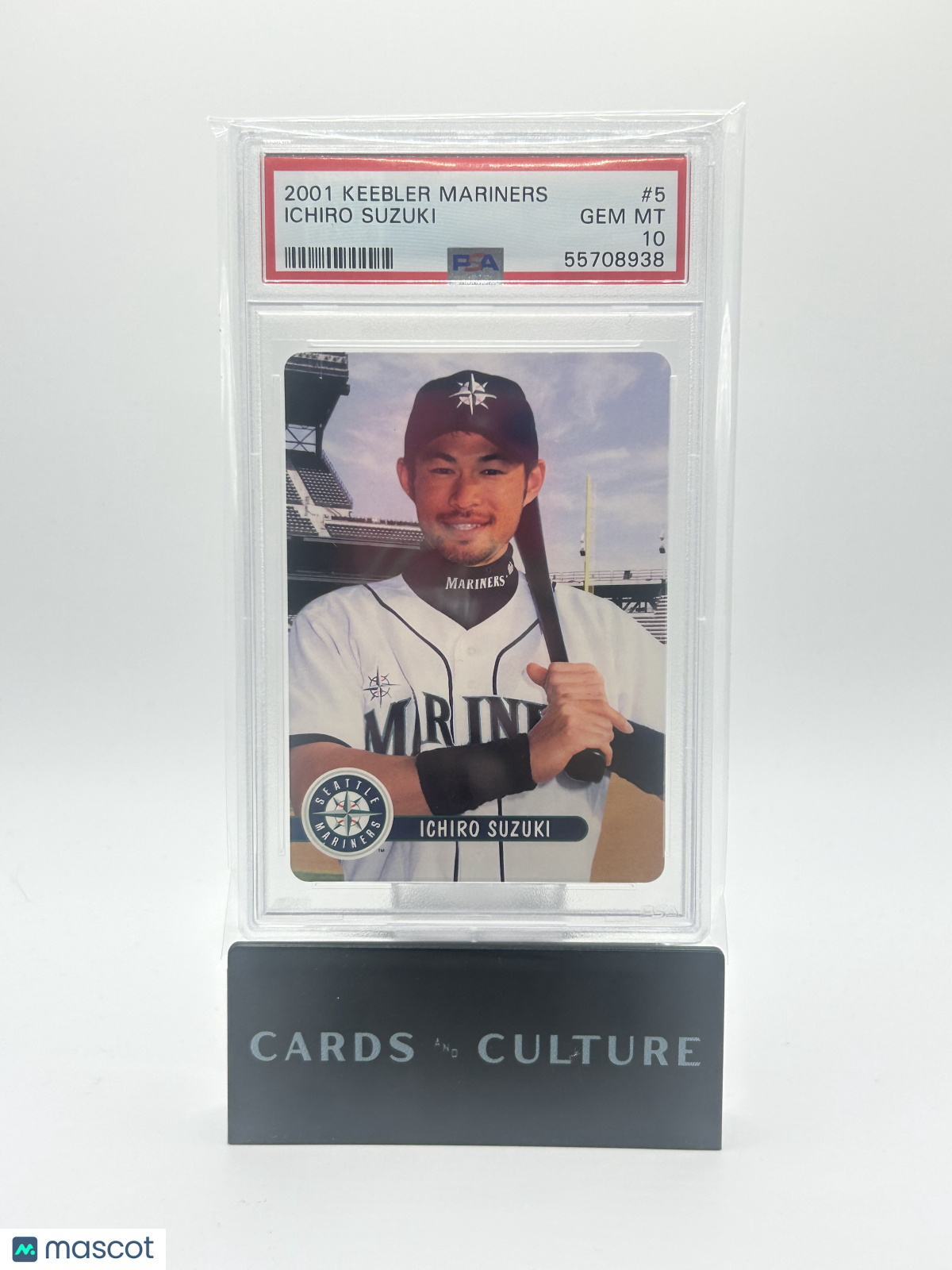 2001 Keebler Mariners Ichiro Suzuki PSA 10
