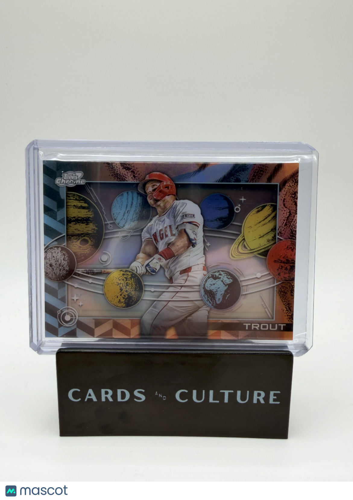 2025 Topps Chrome Cosmic Mike Trout Planetarium SP