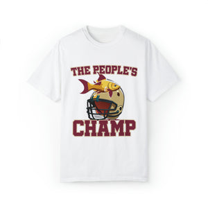 10 Second Runoff x Garnet The Goldfish People's Champ Unisex Garment-Dyed T-shirt
