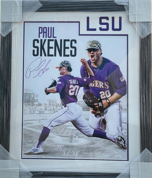 Paul Skenes Signed 18x24