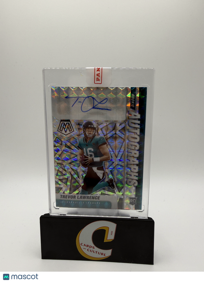 2021 Panini Mosaic No. RA-1 Trevor Lawrence Rookie Autograph