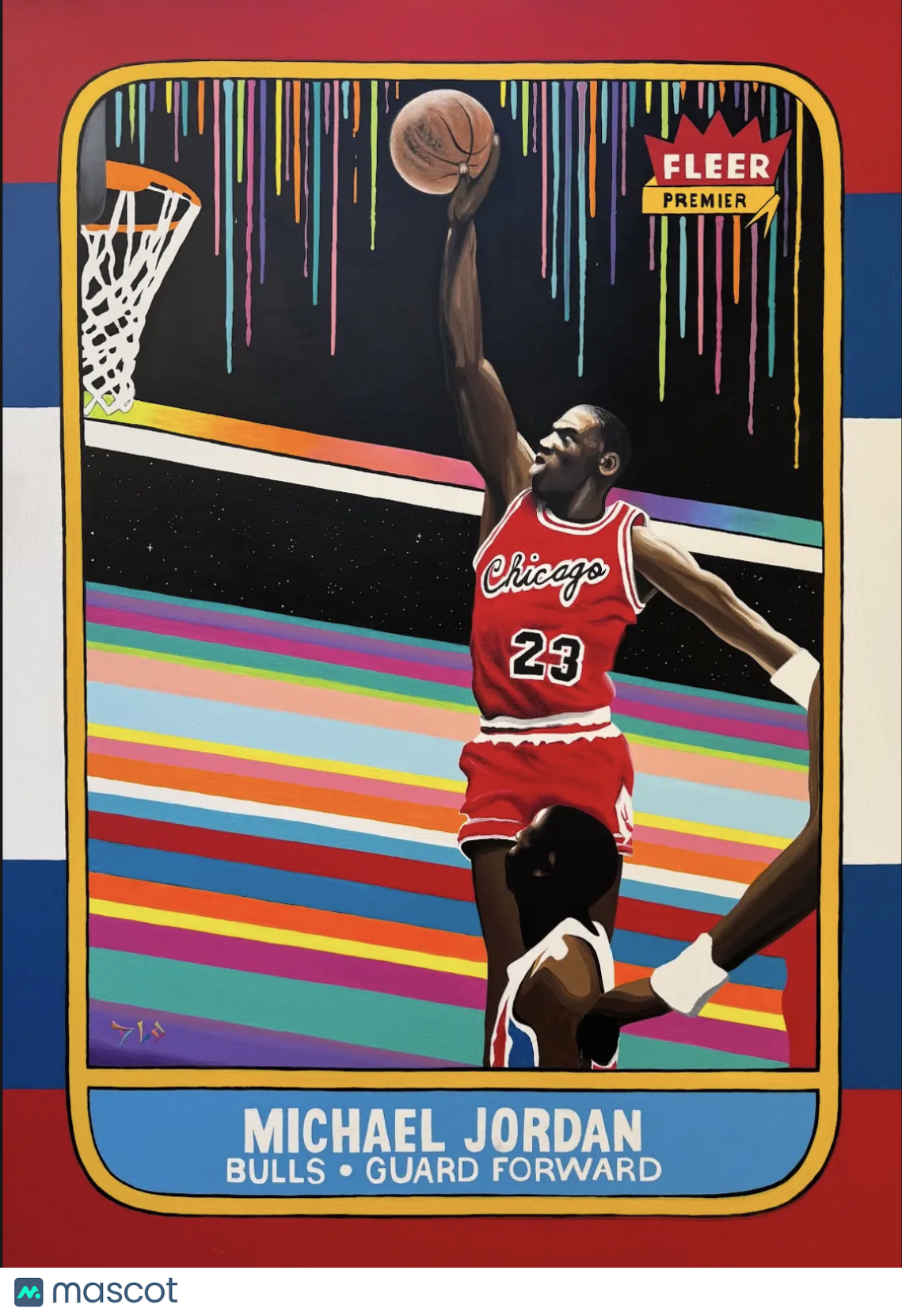 DLo Michael Jordan Original Painting 36x50