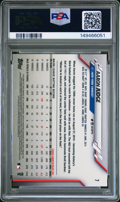 2020 Topps On Demand 3D Aaron Judge PSA 10