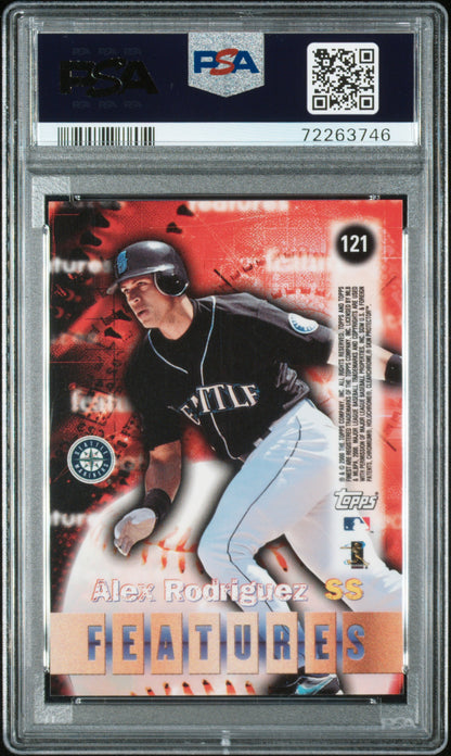 2000 Finest Griffey JR. Rodriguez PSA 9