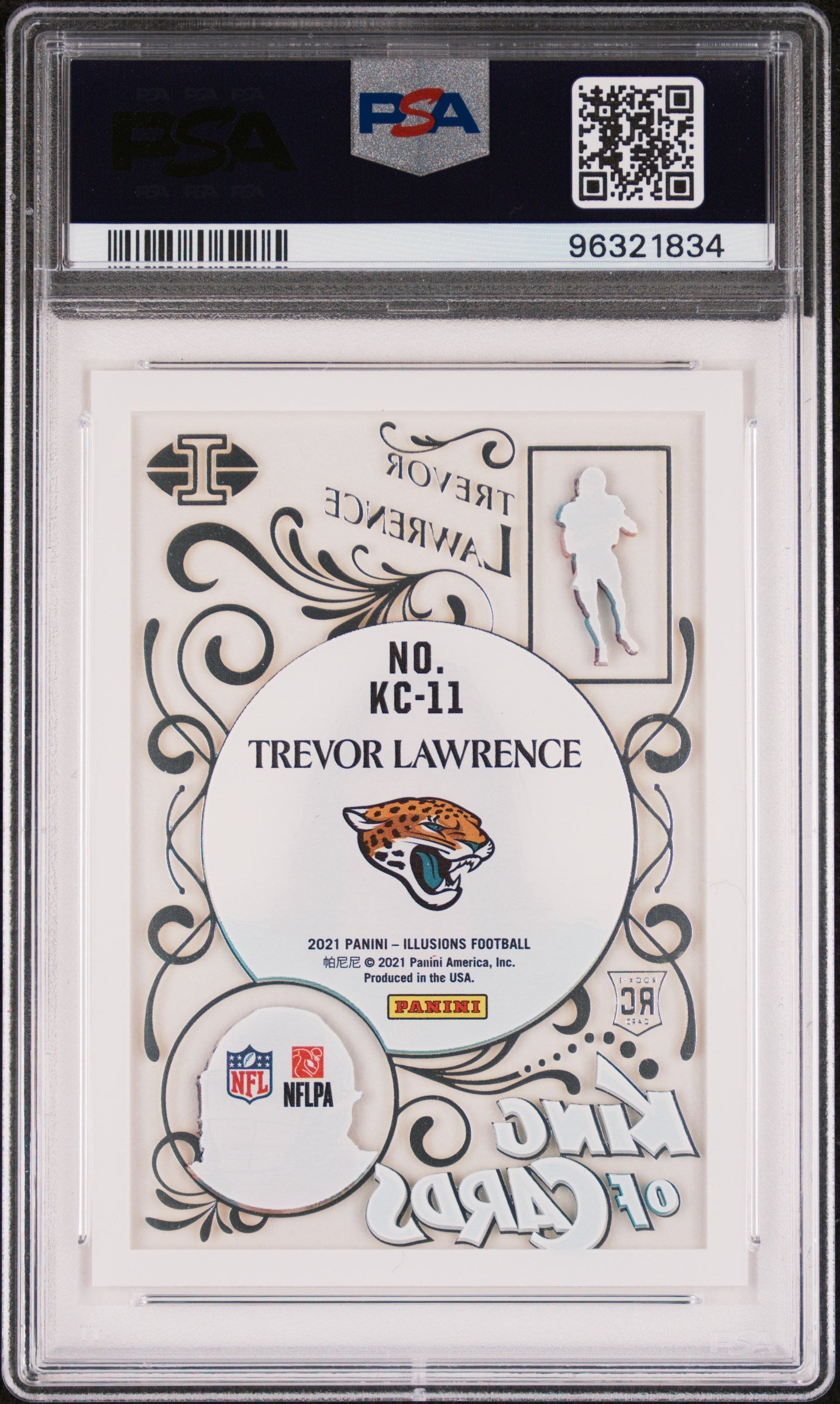 2021 Panini Illusions King Of Cards Trevor Lawrence #KC-11 PSA 10