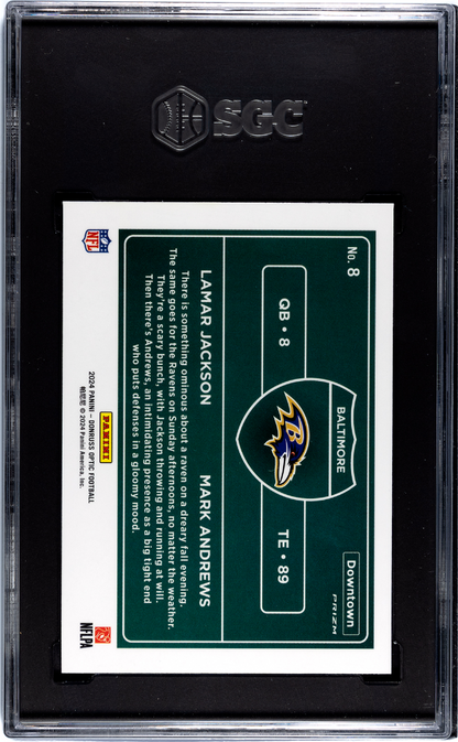 2024 Donruss Optic Andrews Jackson Downtown Duos SGC 10