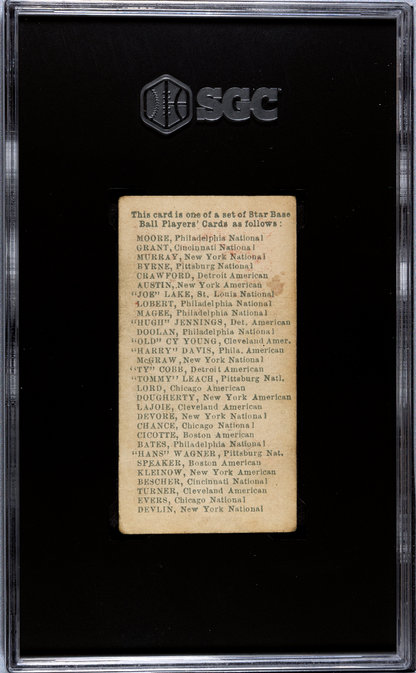 1911 George Close Candy Co. (E94) Hans Wagner SGC 3