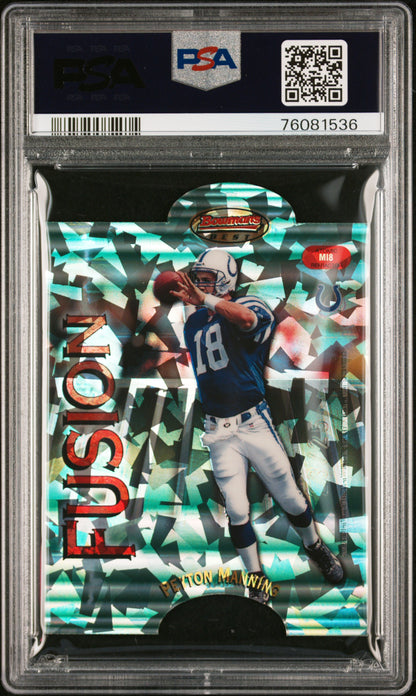 1998 Bowman's Best P. Manning D. Marino Atomic Refractor /25 PSA 10