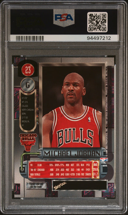 1997 Metal Universe Michael Jordan #23 PSA 8.5