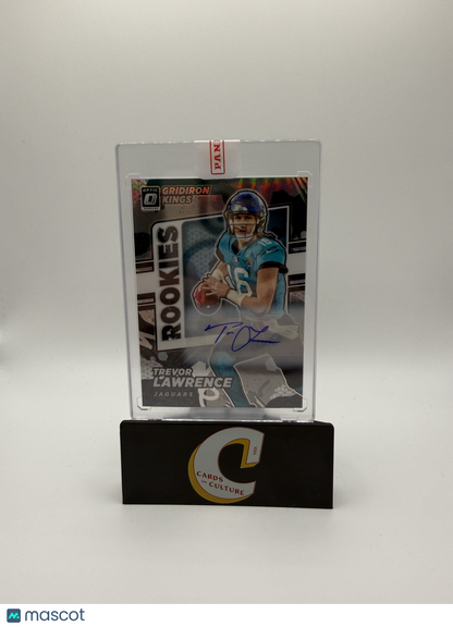 2021 Panini Donruss Optic Gridiron Kings Trevor Lawrence /99 Rookie Auto