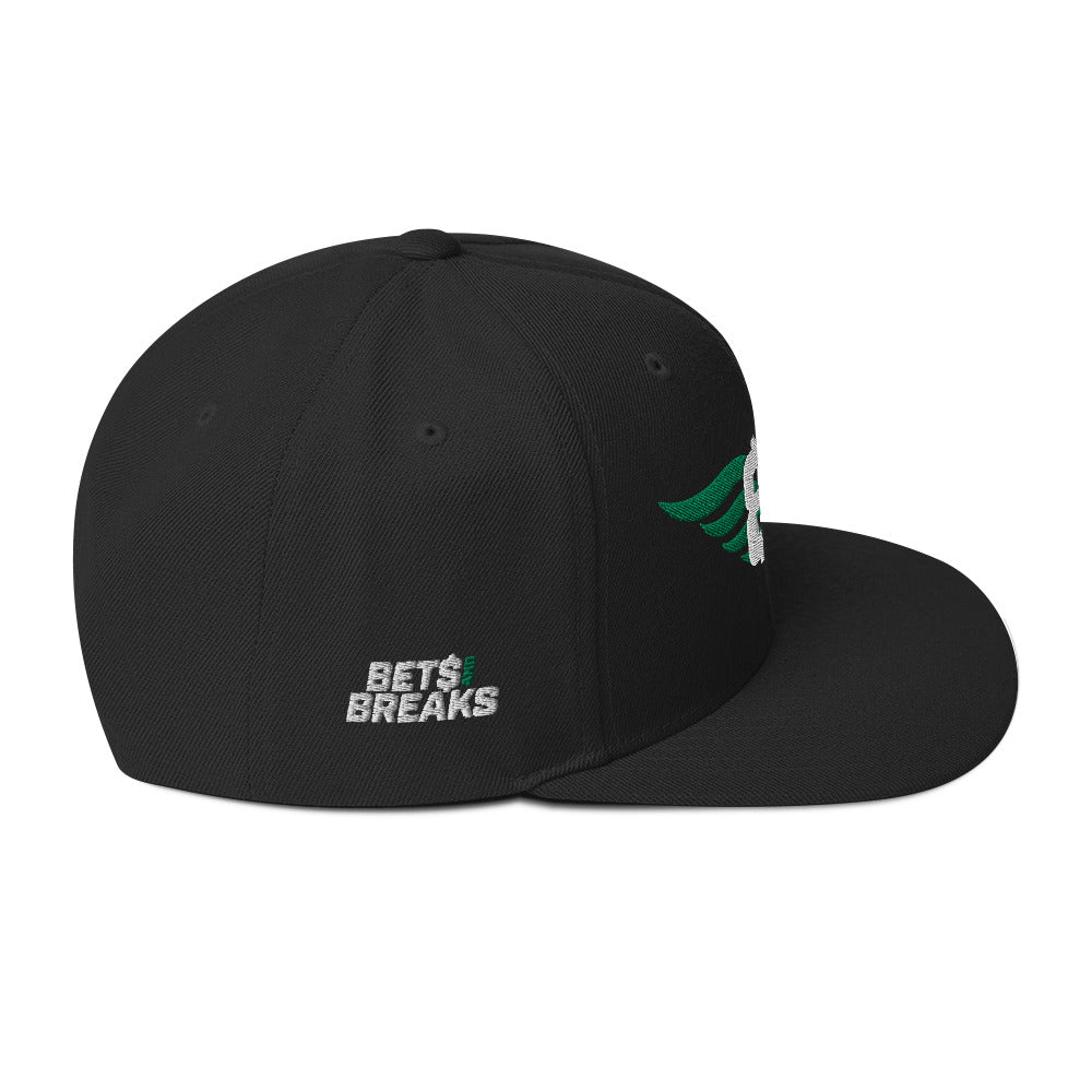 Bets and Breaks Wings Snapback Hat